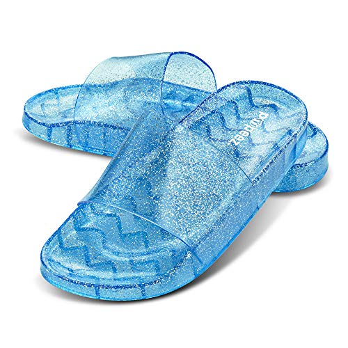 Girls Summer Open Toe Jelly Slide Sandals