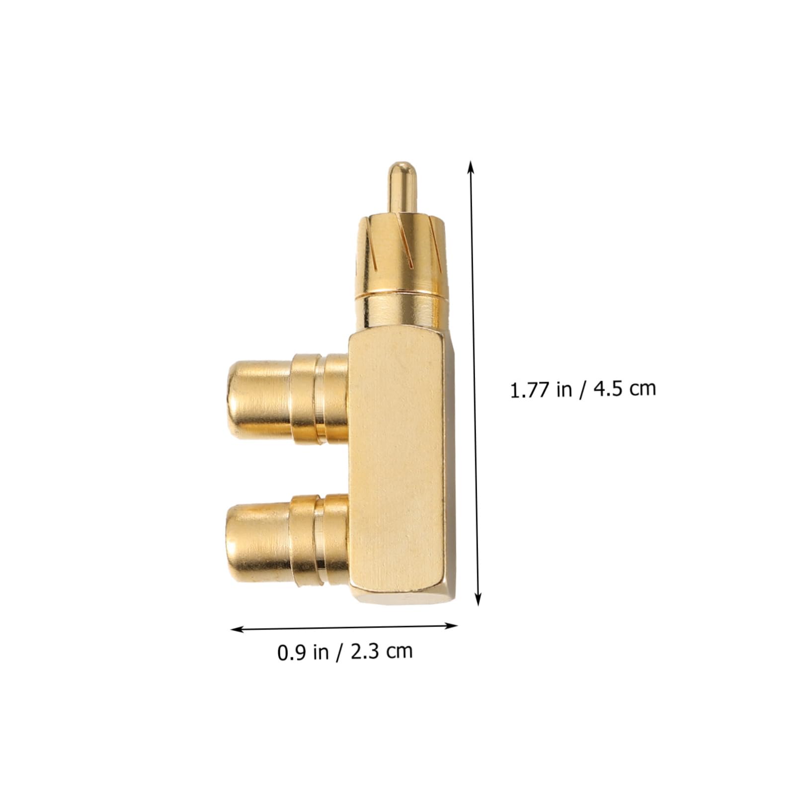 OSALADI 6stücke Audio Splitter Adapter Vergoldeter Kupferstecker Für Tv Verstärker Mixer Kompatibel Mit Vcd DVD Langlebig Und Praktisch Für Professionelle Anwendungen