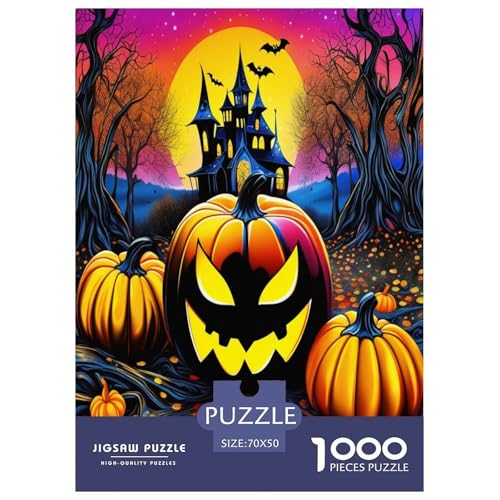 Rompecabezas de calabaza de Halloween de 1000 piezas: el regalo ideal para adultos