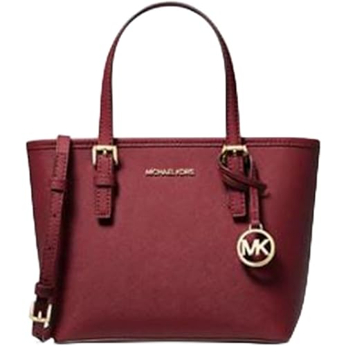 Michael Kors Jet Set Travel Extra-Small Saffiano Leather Top-Zip Tote Bag