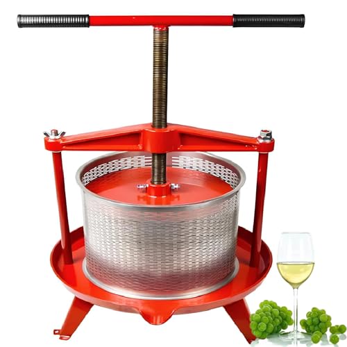 Exprimidor de hierro fundido de 5 L, exprimidor manual comercial, exprimidor de naranjas de acero inoxidable, prensa de cítricos resistente, aplastamiento resistente