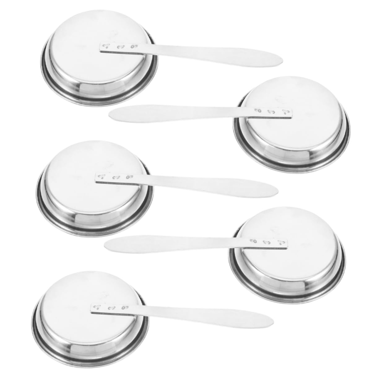 ABOOFAN 5-Pack Stainless Steel Candle Snuffer Set Long Handle Extinguisher for Candles Oil Lamps Incense Safe Stylish