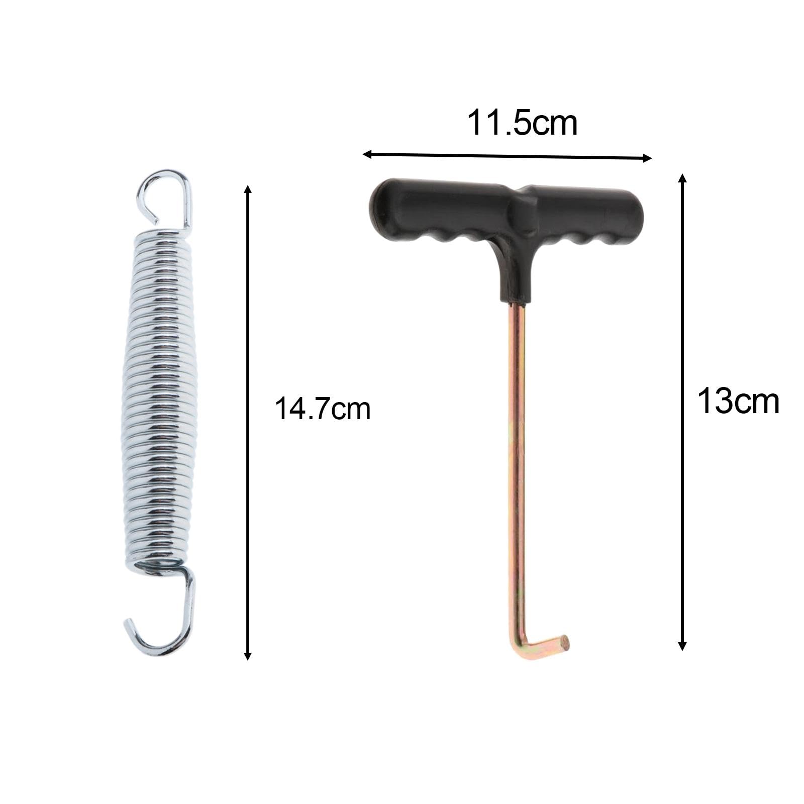 20 Stück Trampolinfedern, Trampolinteile, Wetterbeständige Ersatzteile, Universelles Trampolinzubehör mit Haken, 14.7 cm