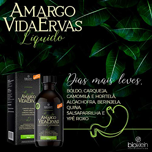 Kit 3 Amargo Vida Ervas Líquido - 500ml - Bioklein