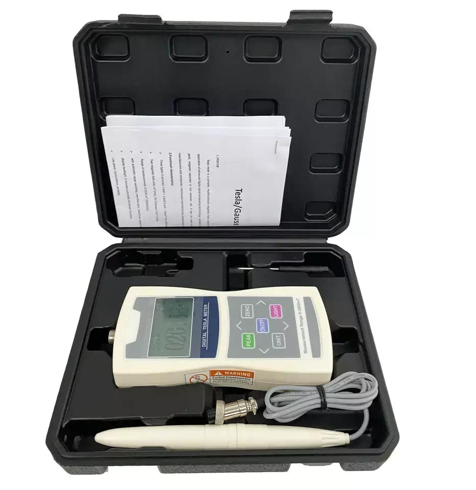 Medidor Digital Gauss Tesla Meter ZMST-2 miniatura 6