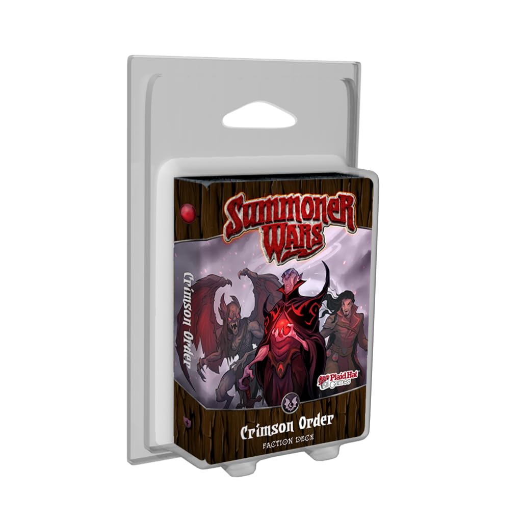 Plaid Hat Games Crimson Order Faction Deck – Ready-to-Play Expansion for Strategy Card Game – 2 Players, Ages 9+ – Requires Summoner Wars Master or Starter Set