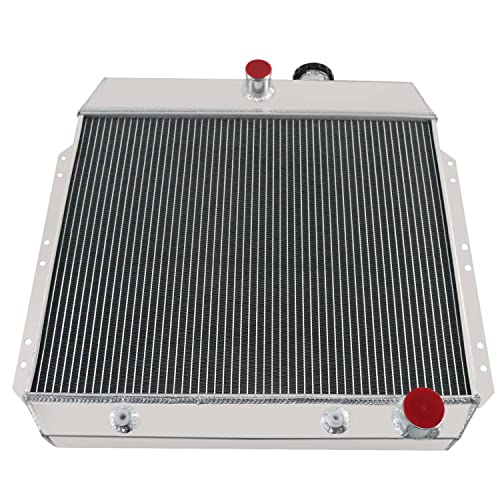 RadRace Aluminum Radiator for 1949-1954 Chevy 1950-54 Bel Air 49-1952 1951 Fleetline/Styleline Deluxe/Styleline Special Radiators 4 Row Core by RadRace - Used condition - Image 3