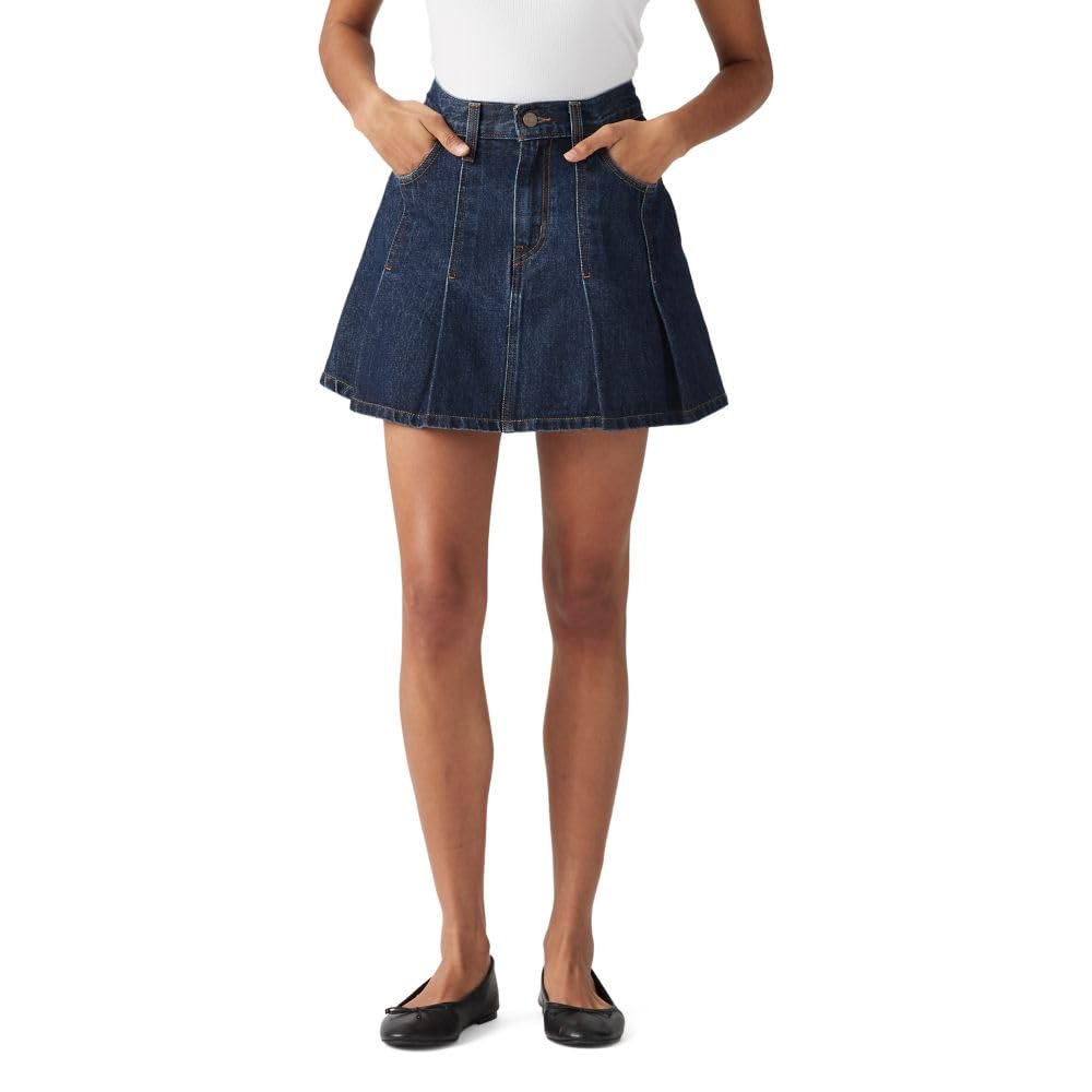 Levi's Women's Pleated Mini Skirt