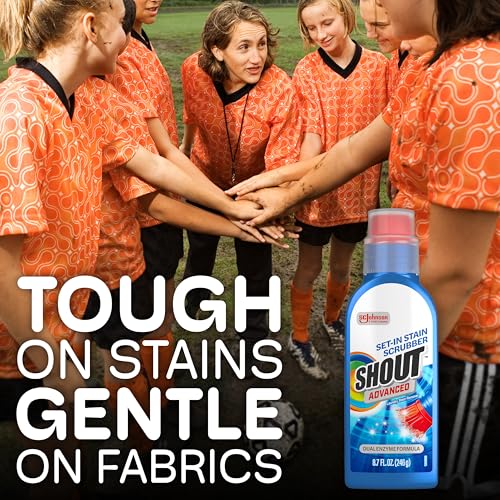 Image of Shout Advanced Set-In Stain Scrubber Laundry Stain Remover, 8.7oz, (1-Pack)
