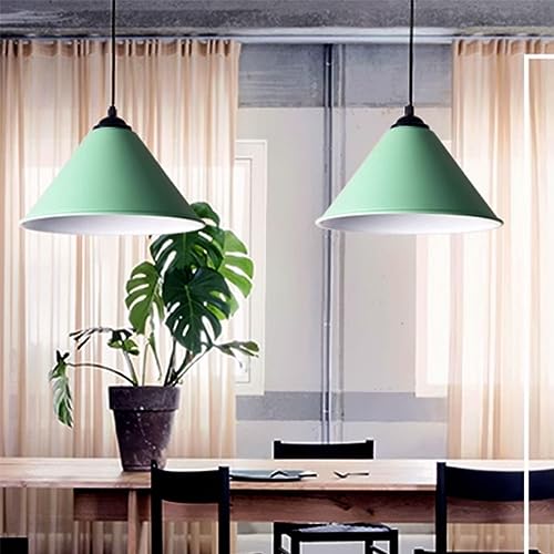 Suspension E26 scandinave : un lustre macaron au design moderne - 4