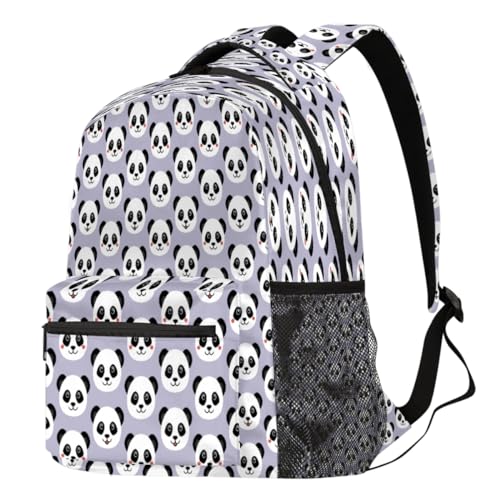 Sac à dos d'école et voyage panda pour randonnée et ordinateur portable