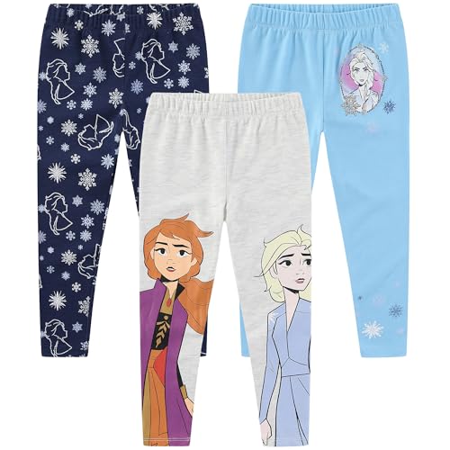 Leggings Reine des Neiges lot de 3 filles pour habillage facile