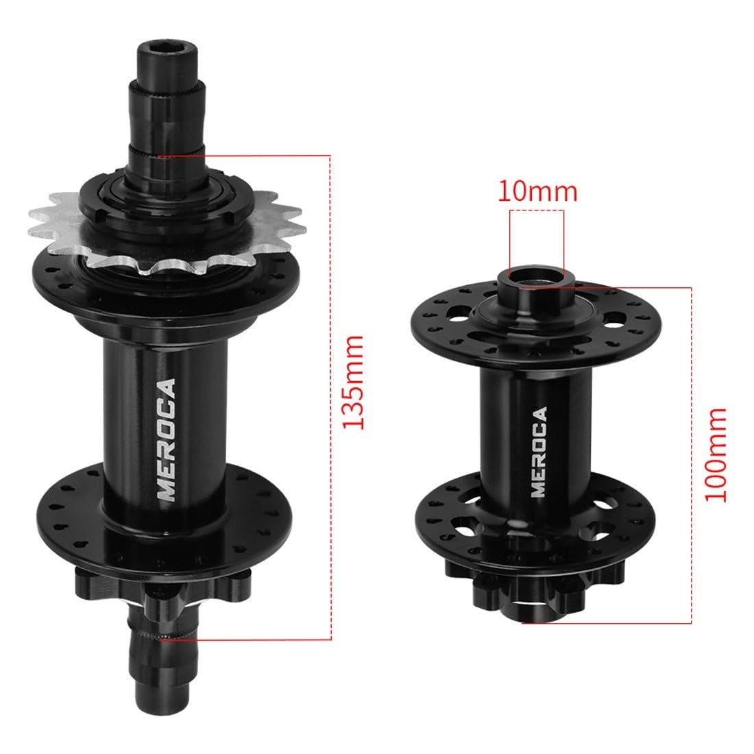 32 Fori Mozzi Per Bici Dirt Jump 16T Velocità Singola Mozzo 100/135mm