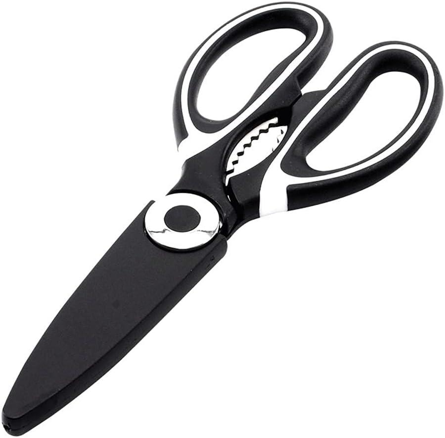 Heavy Duty Kitchen Scissors Heavy Duty Shears Stainless Steel Multi-Function Kitchen Scissors(B)
