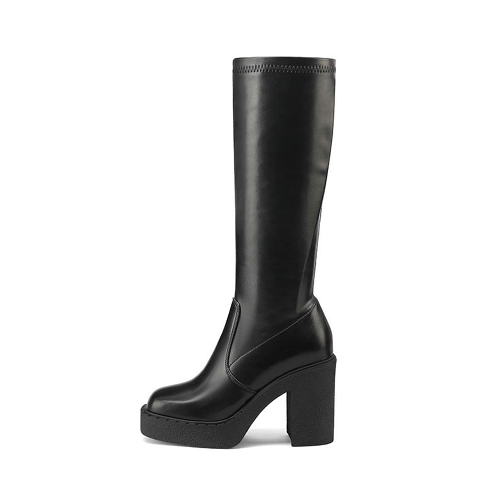 Botas Stretch para Mujer con Tacón Bloque