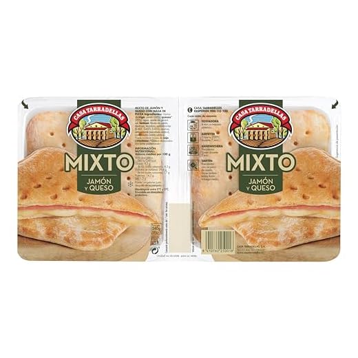 Casa Tarradellas Mixto Jamón y Queso, 2 x 120g