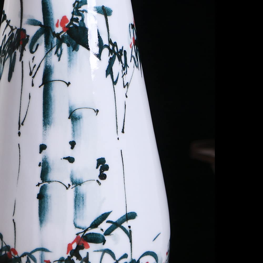 Jingdezhen ręcznie malowana ceramiczna doniczka, niebiesko-biała porcelana, orchidea, biurko, wysoka talia, Chinoiserie, wazon na rośliny kwiatowe, doniczka na drzewa,