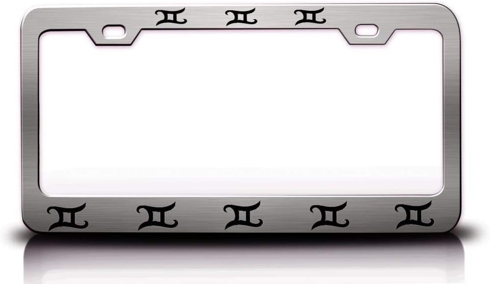 Gemini Logos & Signs Metal Ch Car SUV Truck License Plate Frame d73