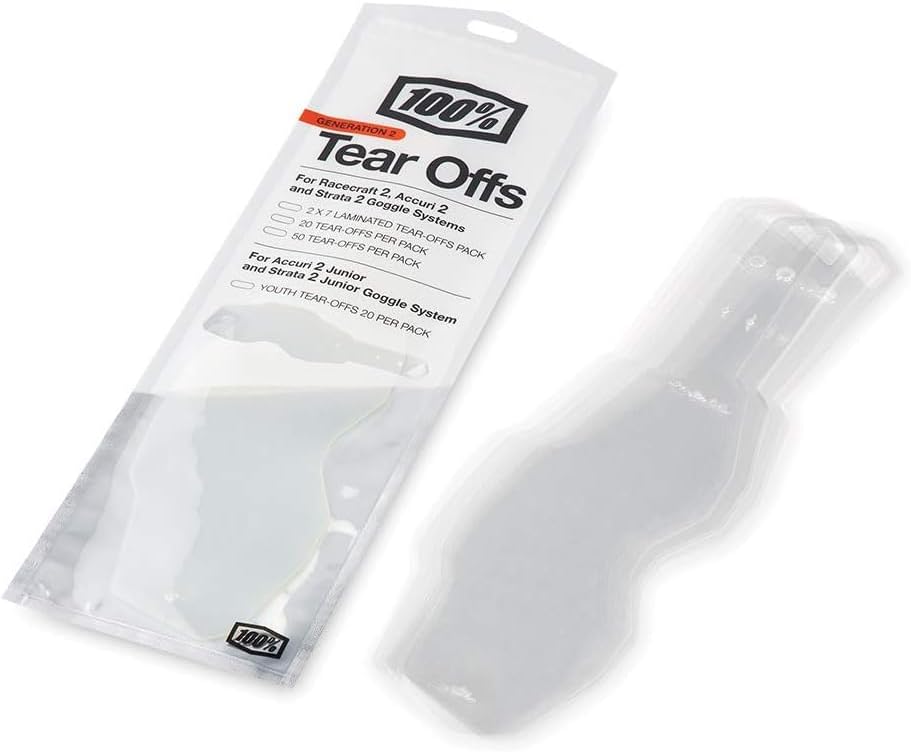 100% Standard Tear Offs 20 Pack - RC2/AC2/ST2 Compatible (20 Pack)
