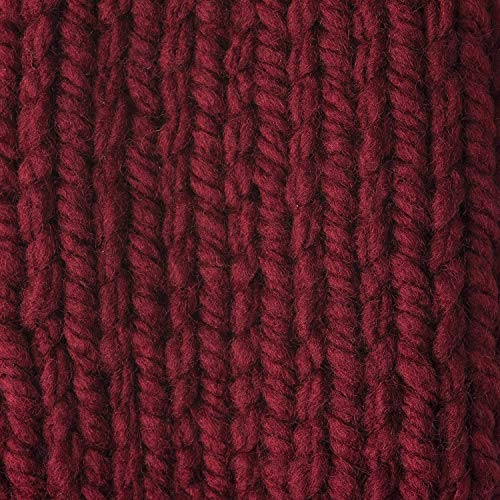 Bernat Softee Chunky 3-Pack Yarn - (6) Gauge 100% Acrylic - 3.5 Oz -Wine - Machine Wash & Dry #TOP3