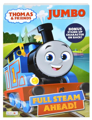 Bendon Thomas & Friends Coloring Book | Thomas & Friends Drawing | Trains Activity Books | Train Coloring | Trains Accessories | Jumbo | Officially Licensed