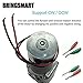 BRINGSMART 12V 16rpm DC Worm Gear Motor 70kg.cm High Torque Turbine Electric Gearbox Motor Self-Locking Reversed Mini Engine Geared Motor for DIY Robot Door Lock Curtain Machine (12V 16rpm)