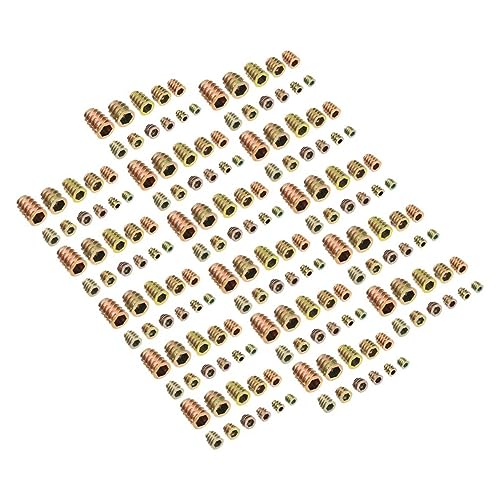 SOLUSTRE 50pcs Zinc Alloy Crib Bolt Nuts -m10 Socket Screws for Furniture Assembly