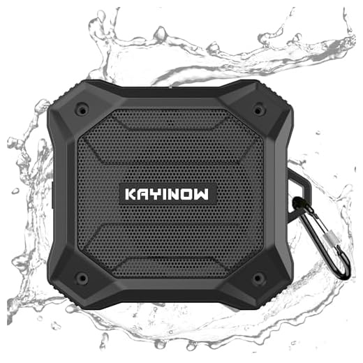 New Upgraded 5W IPX7 Waterproof Bluetooth Speaker Portable Vibrating Wireless Speaker Loud Stereo Sound, TWS Stereo Pairing, 12 Hours, Bluetooth 5.0, Built-in Mic for Outdoors