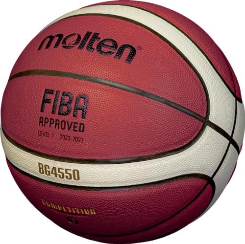 Molten Basketball BG4550 in Orange/Ivory, Größe 7