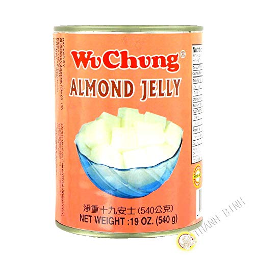 Gelatina di mandorle WU CHUNG 540g Cina - Set di 3 pezzi