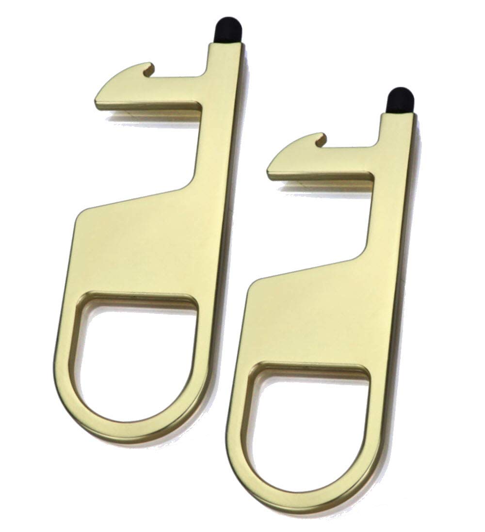 Mogix Clean Key Pro With Stylus, Large Door Opener Hook & Bottle Opener - Best For Hygiene No-Touch Applications