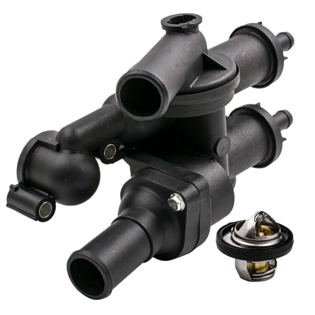 Thermostat Assembly With Housing Kit 68003582AB TC582 Compatible With Jeep Compass 2007-2012