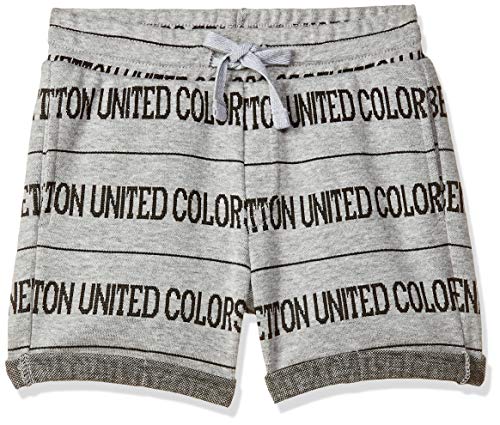 United Colors of Benetton Baby Boys' Regular Fit Shorts (19A3JACAW187I_902_0Y_Grey_0y) Deal