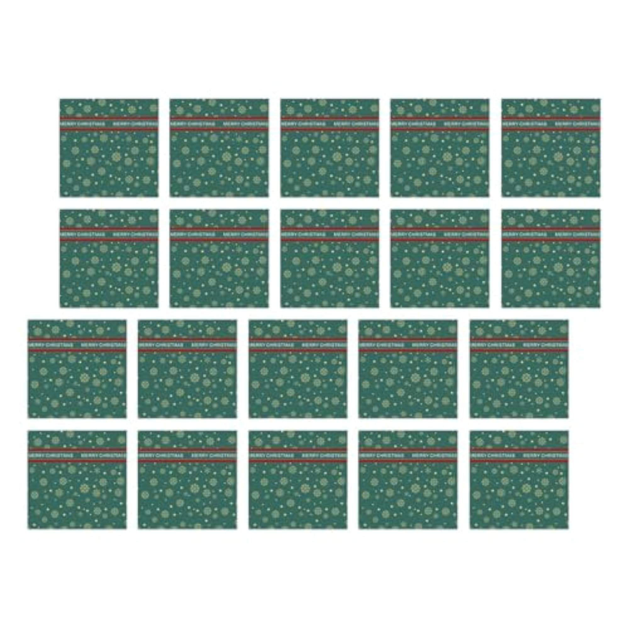 20 Pieces Gift Wrapping Paper Christmas Waterproof