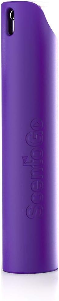 Scentogo Refillable Travel Perfume Atomizer - Portable Spray Bottle for Women and Men's Cologne - 4 ml - Purple
