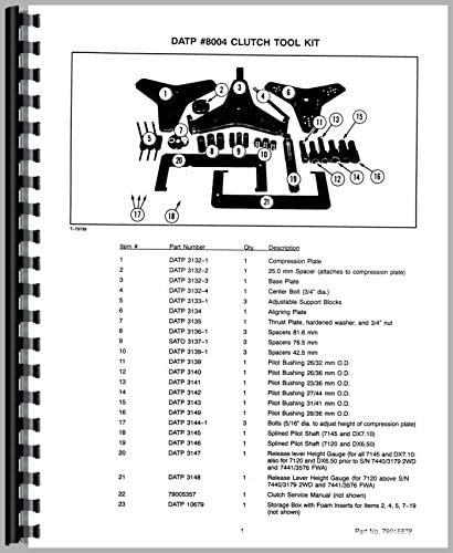 Deutz (Allis) D5506 Tractor Clutch Service Manual (1967-1974) (Clutch)