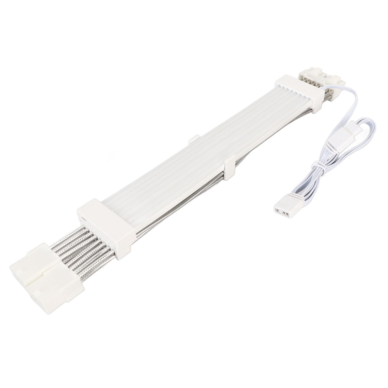 Câble à Manchons avec Extension ARGB, câble d'alimentation Flexible à Haut Courant 5 V 18 AWG avec Plusieurs Modes de Couleur, câble d'alimentation RGB synchronisé pour Carte mère (Carte Graphique