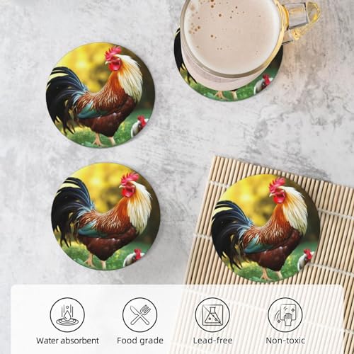 Dessous de verre absorbant en céramique pour protection de table basse - 6