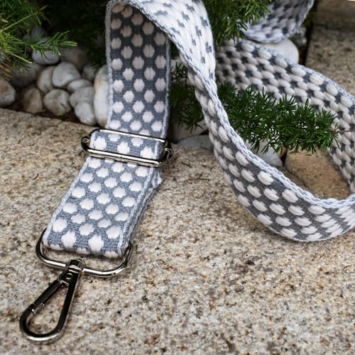 Image of Adjustable Canvas Shoulder Strap Replacement Universal Thick Strap for Handbags, Purses - Unisex Design