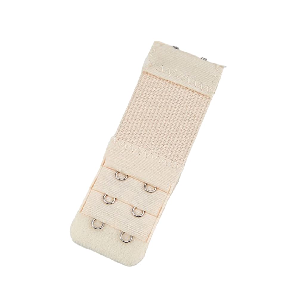 Wdfnexalai Unisex Light Flesh Extension Strap Bra Extenders Buckle 2 Hooks Brassiere Intimate Accessories Multicolor 3 Rows For Underwear