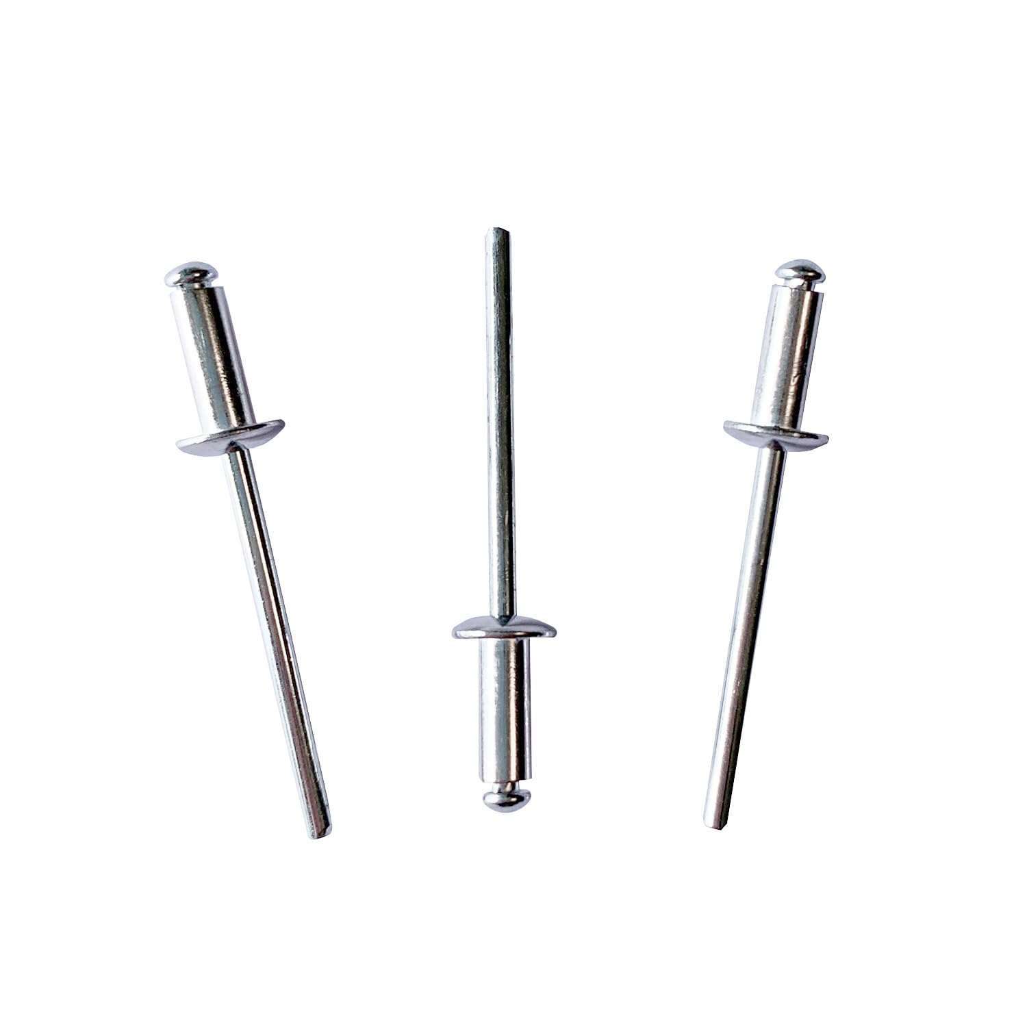Maozaa 100 PCS 1/8" x 1/2" Aluminum Blind Rivets, 3.2 x 12mm Pop Rivets, Silver