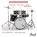 Pearl Roadshow Drum Set 5-Piece Complete Kit with Cymbals and Stands, Jet Black (RS505C/C31)