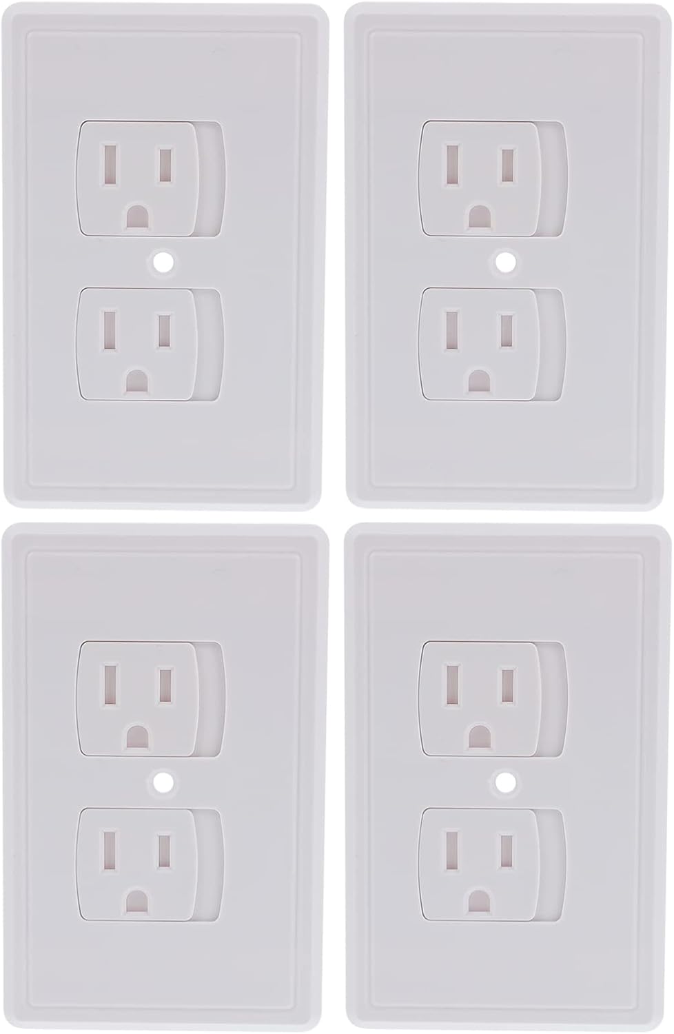 4 Pack Socket Covers Baby Safety Outlet Covers Child Outlet Socket Plugs