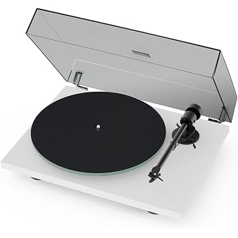 Pro-Ject T1 EVO Phono Turntable - Vinyl Hi-Fi with Preamp White
