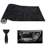 【Embalaje y Tamaño】El paquete incluye: 1pc vinilo coche negro de diamante brillante y vienen con un raspador de plástico de 13,5 cm. El tamaño de la película de vinilo de coche: 30cm x 300cm (0,3m x 3m), que se puede cortar para pegar perfectamente cada posición y esquina.