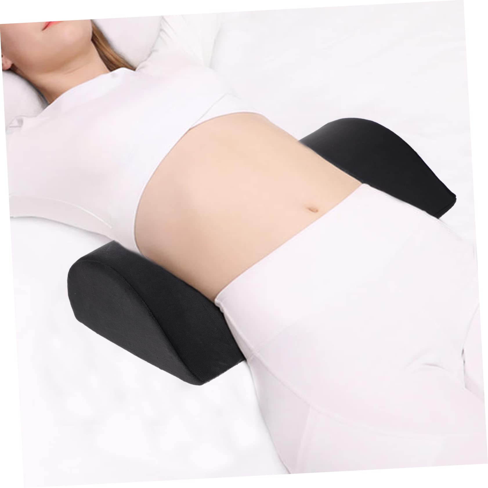 Cabilock Almohada De Soporte Lumbar De Viscoelástica para Piernas y Rodillas Cojín Ergonómico para Cintura para y Diseño Portátil y Lavable