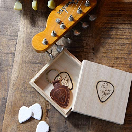 Boîte en bois de luxe avec 3 médiators + pochette faite à la main - Les Beatles, Paul McCartney, John Lennon, RIngo Starr, George Harrison Boîte en bois de luxe avec 3 médiators + pochette faite à la main – Image 4