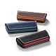 FEFI - Elegantes Brillenetui im zweifarbigen Leder-Look - rot