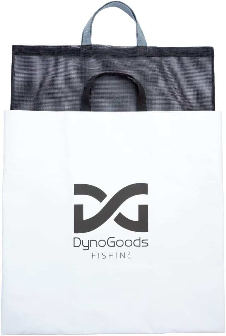Fishing Tournament Weigh-in Bag with Mesh Insert (White)