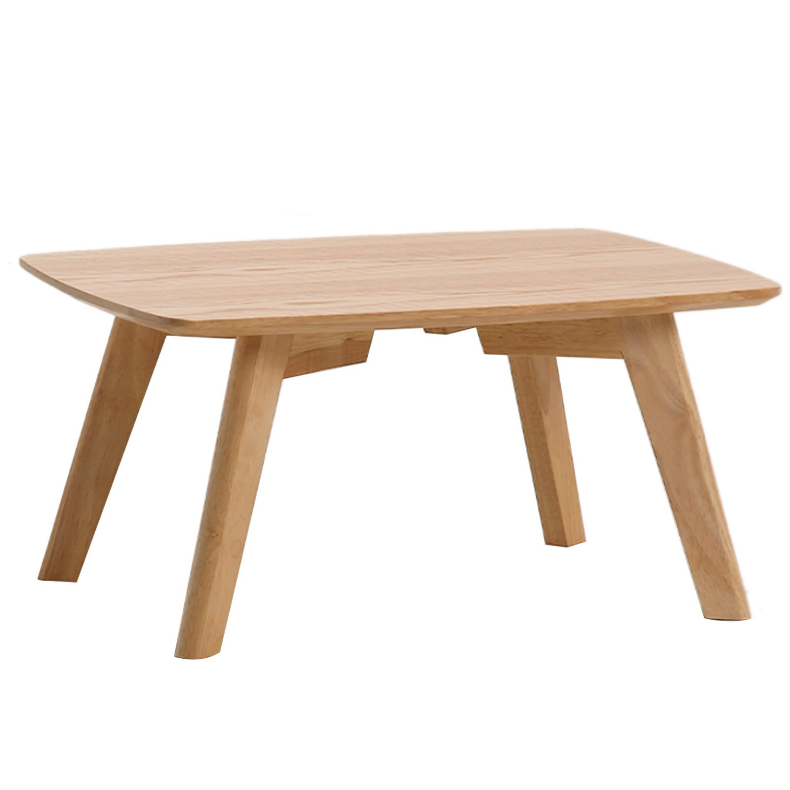 Table basse de salon en bois pour travailler confortablement au sol
